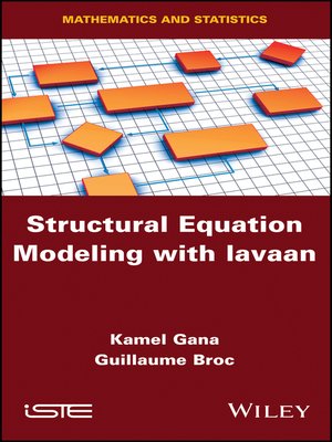 cover image of Structural Equation Modeling with lavaan